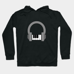 Headphones and keys jamming - Music engineering Hoodie